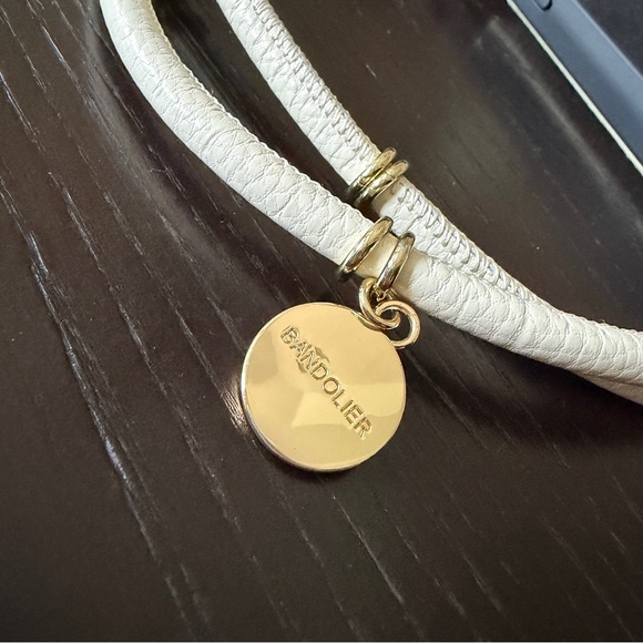 Bandolier - Reign Side Slot Leather Phone Case & Crossbody Strap iPhone 15Pro - Picture 6 of 8